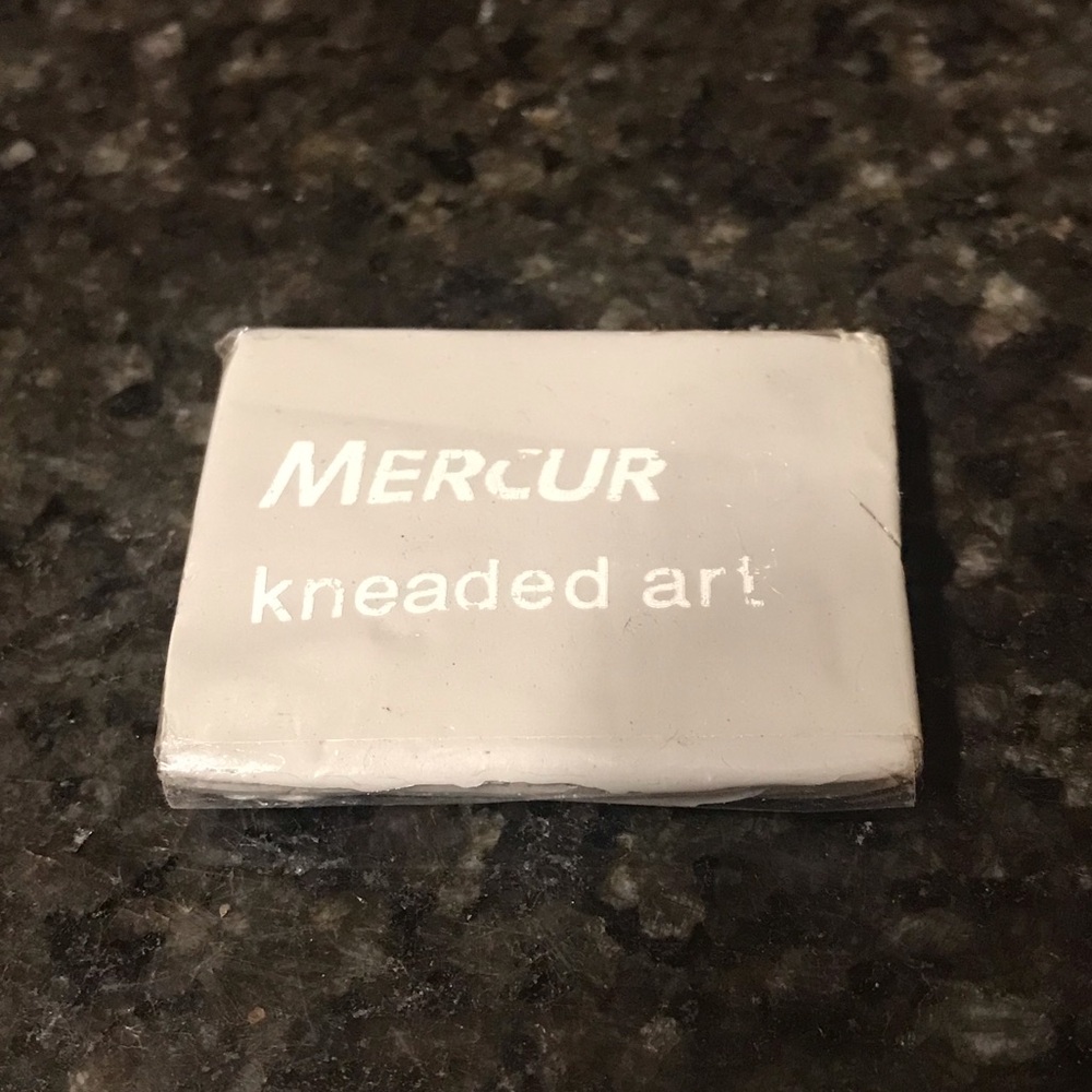 Brand New Mercur USA Grey Kneaded Art Drawing Eraser